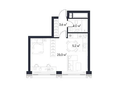 Студия 37.80 кв.м, ЖК «Первый Нагатинский», 22 910 580 руб.