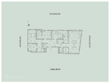 Планировки 3-к. апартаменты в Клубный дом Annabel’s (Аннабелс)