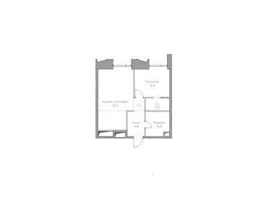 Планировки однокомнатные в ЖК Luzhniki Collection (Коллекция Лужники)