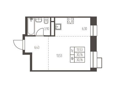 Студия 30.20 кв.м, ЖК «Новая Ивантеевка», 4 896 626 руб.