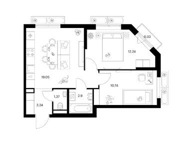 Планировки двухкомнатные в Ильинские луга