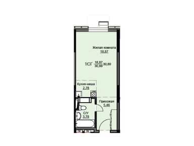 Планировки студии в ЖК «Соболевка» (Щелково)