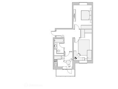 Планировки двухкомнатные в ЖК «Высокий берег»