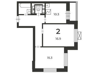 2-комнатная 58.10 кв.м, Жилой дом «Коровинское ш., д. 29», 15 727 670 руб.