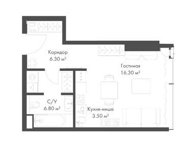 Студия 32.90 кв.м, ЖК SLAVA (Слава), 29 423 523 руб.