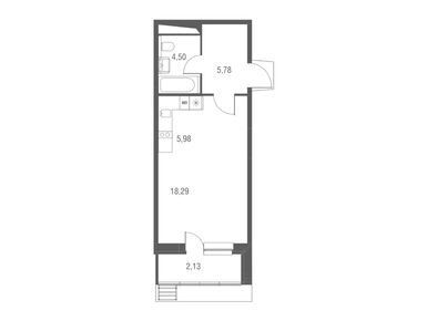 Студия 36.40 кв.м, ЖК «Одинбург», 8 310 000 руб.