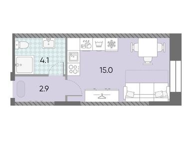 Студия 22.02 кв.м, ЖК «ЗИЛАРТ», 20 455 930 руб.