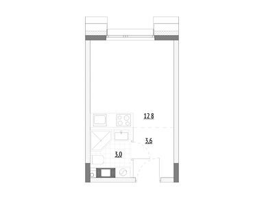 Планировки студии-апартаменты в МФК Wellbe (Велби)