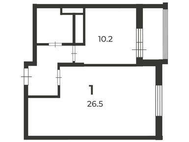 1-комнатная 45.90 кв.м, Жилой дом «Фестивальная ул., д. 15, к. 2», 28 892 033 руб.