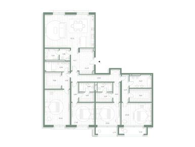 Планировки четырехкомнатные в Клубный дом LUCE