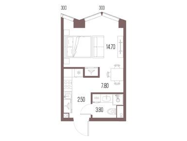 Студия 28.80 кв.м, ЖК «Северный Порт», 18 810 144 руб.