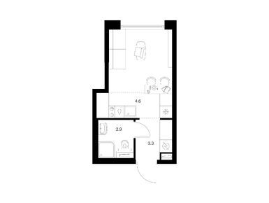 Планировки студии в Бусиновский парк