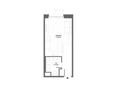 Студия 21.77 кв.м, CitiMix (СитиМикс), 8 540 300 руб.