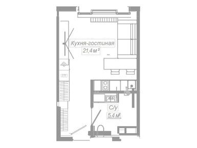 Планировки студии-апартаменты в CULT (Культ)