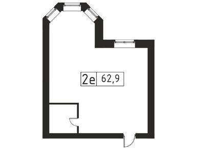 Планировки студии в ЖК «Берег»