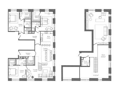 5-комнатные 237.40 кв.м, «Долгоруковская, 25», 593 500 000 руб.