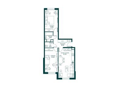 Планировки трехкомнатные в ЖК «Равновесие»