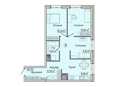 Планировки трехкомнатные в ЖК «Новое Лыткарино»