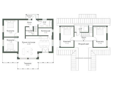 3-комнатная 163.95 кв.м, Коттеджный поселок ART HOUSE (Арт Хаус), 16 040 000 руб.