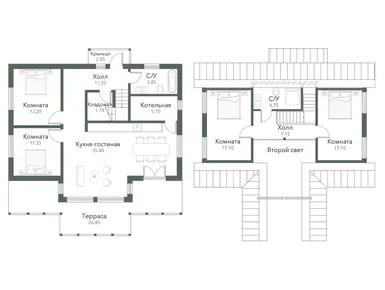 3-комнатная 163.95 кв.м, Коттеджный поселок Art house (Арт Хаус), 14 390 000 руб.