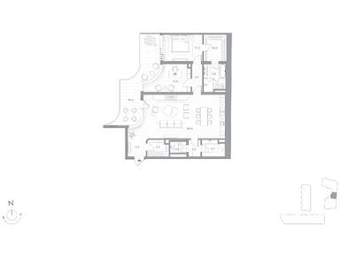 2-комнатная 151.20 кв.м, Клубный дом Phantom (Фантом), 299 376 000 руб.