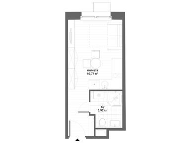 Студия 20.69 кв.м, CitiMix (СитиМикс), 8 326 000 руб.