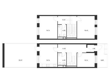 Планировки трехкомнатные в ЖК «Талисман на Рокоссовского»