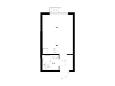 Планировки студии в Кузьминский лес