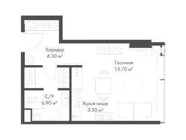 Студия 32.40 кв.м, ЖК SLAVA (Слава), 29 793 096 руб.