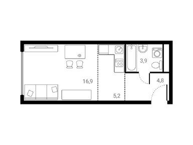 Планировки однокомнатные в ЖК «Лесная Коллекция»