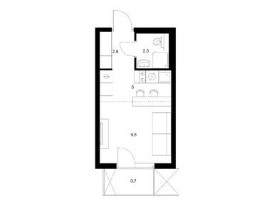 Планировки студии в Никольские луга