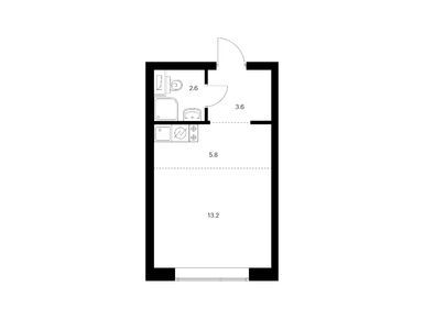 Планировки студии в Полар