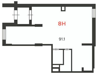 Студия 91.10 кв.м, Жилой дом «6-я Радиальная ул., д. 7/1, к. 1», 18 315 000 руб.