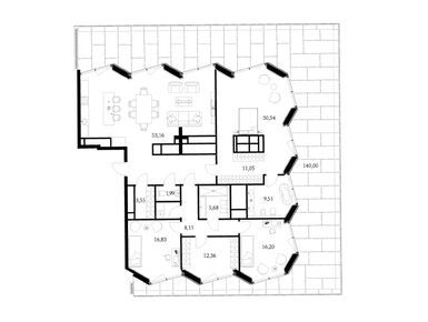 Планировки 4-к. апартаменты в A.Residence (А.Резиденс)