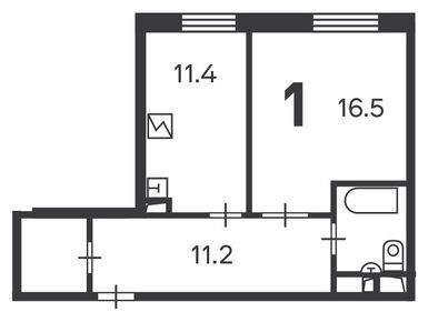 1-комнатная 46.20 кв.м, Жилой дом «Фонвизина ул., д. 7А», 17 422 020 руб.