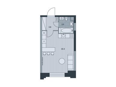 Планировки студии в ЖК EVER (Эвер)