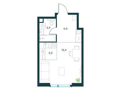 Студия 29.00 кв.м, Левел Павелецкая Сити, 20 429 401 руб.