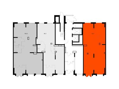 Помещение свободного назначения, 92.70 м<sup>2</sup>