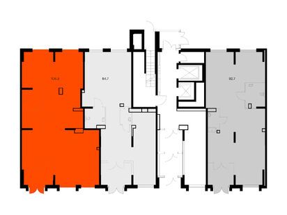 Помещение свободного назначения, 106.30 м<sup>2</sup>