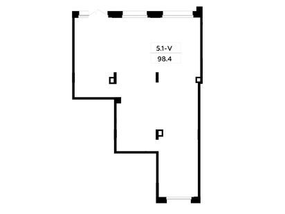 Торговое помещение, 98.40 м<sup>2</sup>
