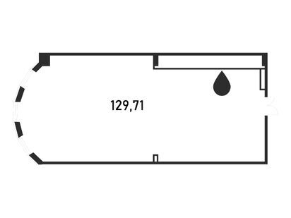 Помещение свободного назначения, 129.71 м<sup>2</sup>