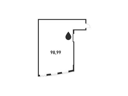 Помещение свободного назначения, 98.99 м<sup>2</sup>
