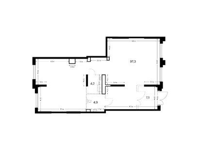 Помещение свободного назначения, 113.50 м<sup>2</sup>