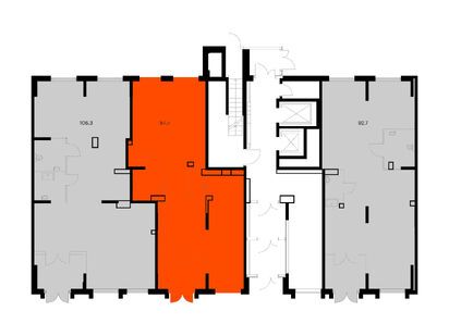 Помещение свободного назначения, 84.70 м<sup>2</sup>