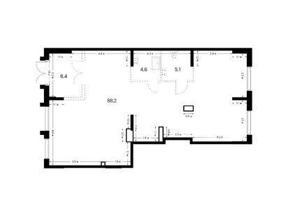 Помещение свободного назначения, 106.30 м<sup>2</sup>
