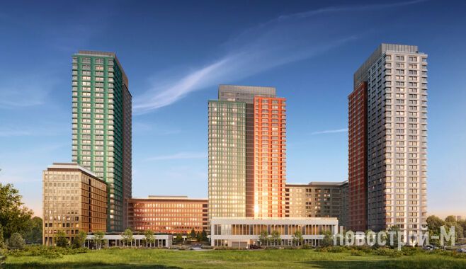 Яркий квартал Injoy: видовые квартиры в домах бизнес-класса рядом с парком недалеко от центра Москвы