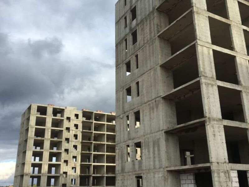 Корпус 28: кладка стен