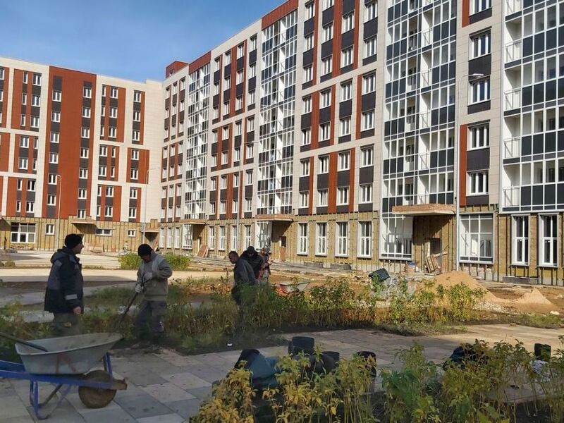 Корпуса 26-27: благоустройство территории