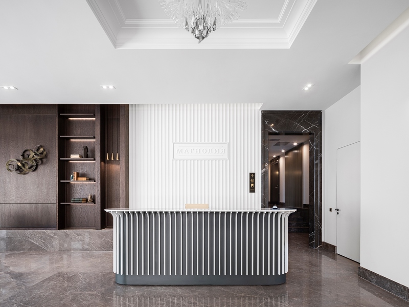 Лобби современного особняка «Магнолия»