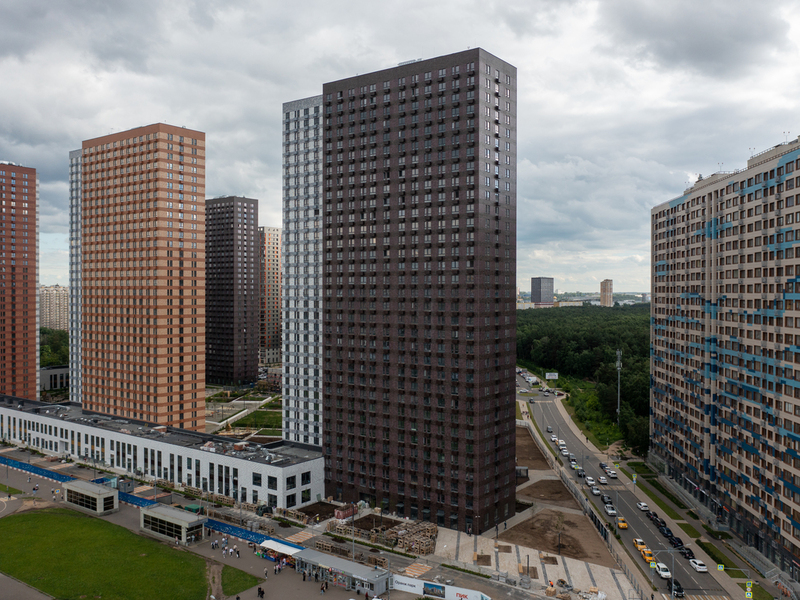 Оранж парк Ход строительства корпуса 10 в июне 2022 г.